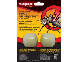 Briquettes anti-moustiques/insectes 90 jours Mosquiron Novaluron, paq. 2