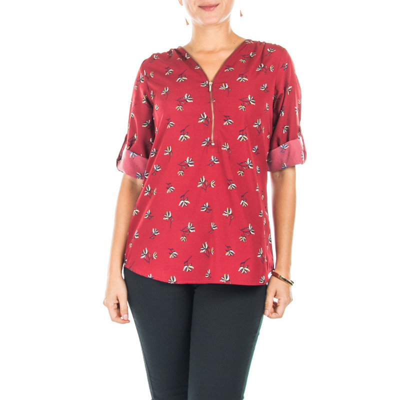 Blouse à imprimé floral