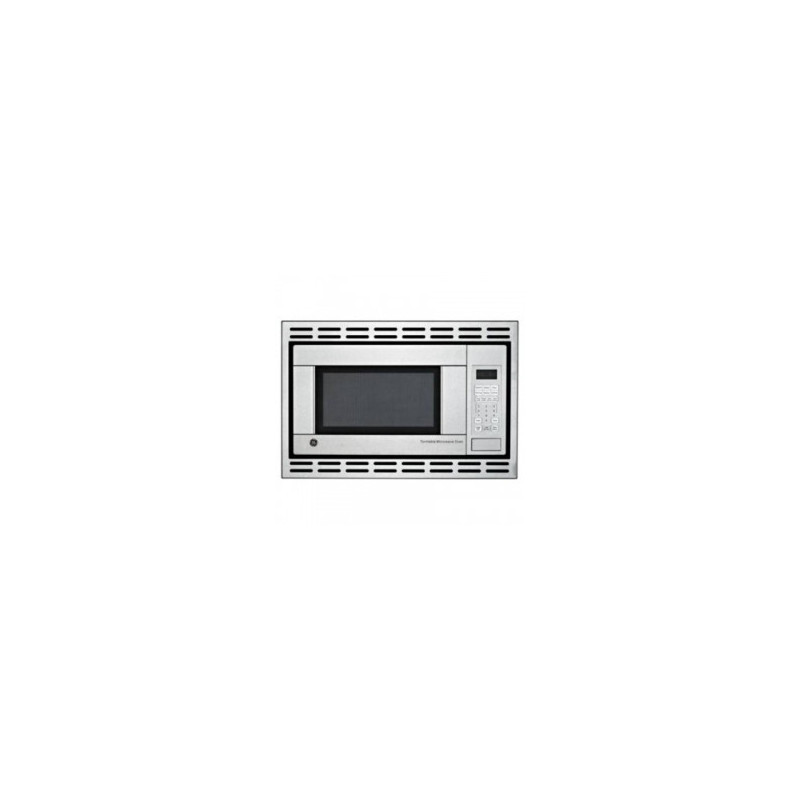 Four à micro-ondes intégré 24’’ GE + trim kit, Stainless