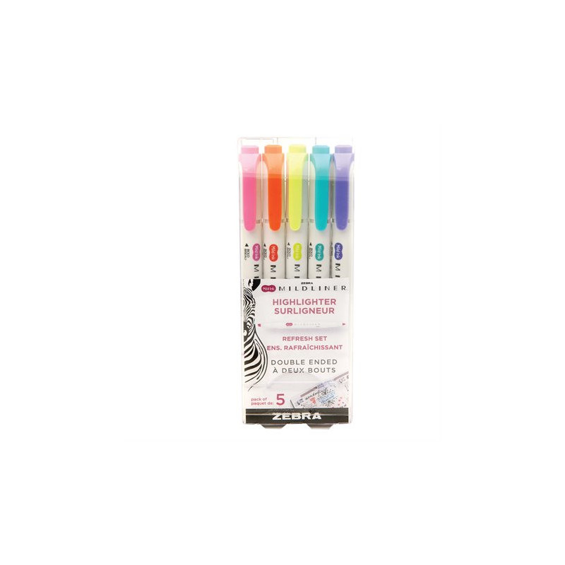 Zebra Surligneur à double pointes Mildliner