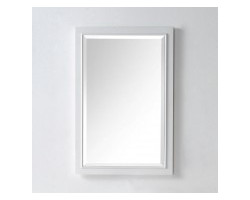 20 x 30 po Miroir avec Cadre Blanc (DK-5000-WM)